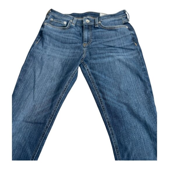 Rag & Bone Cate Mid-Rise Skinny Blue Jeans Women's Size 27 Preppy Quiet Luxury - Picture 4 of 12